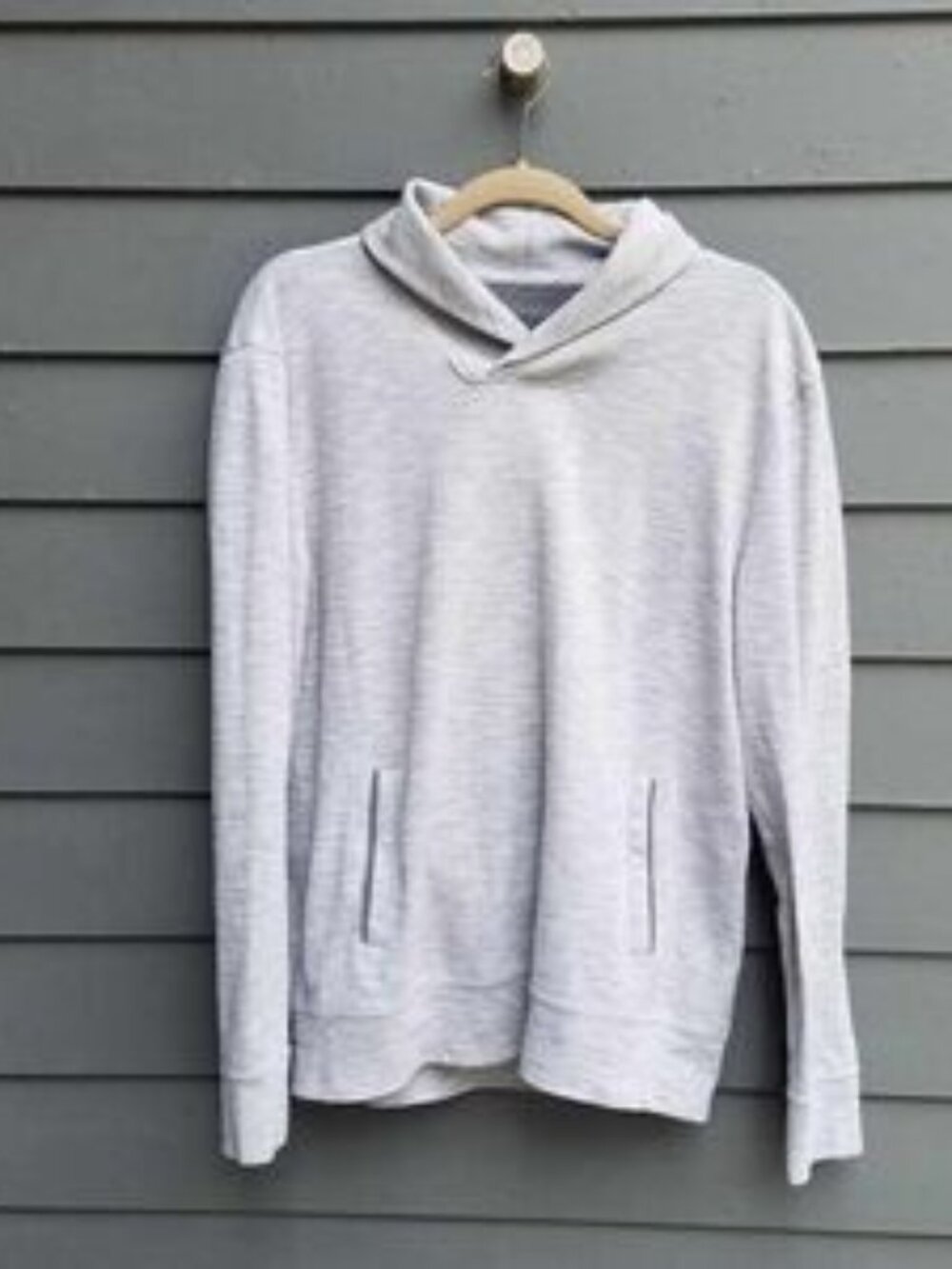 Express Gray Cotton Blend Sweatshirt like Top size Medium